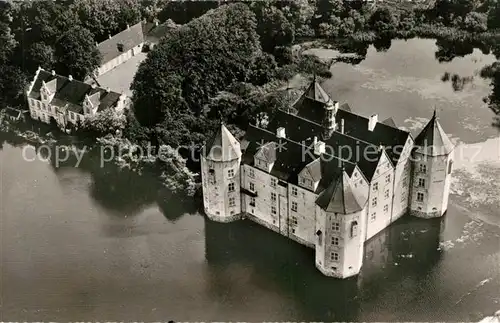 AK / Ansichtskarte Gluecksburg_Ostseebad Schloss Gluecksburg Fliegeraufnahme Gluecksburg_Ostseebad