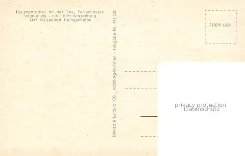 AK / Ansichtskarte Heiligenhafen_Ostseebad Fliegeraufnahme Heiligenhafen_Ostseebad