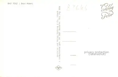 AK / Ansichtskarte Bad_Toelz Fliegeraufnahme Bad_Toelz