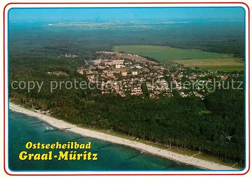 AK / Ansichtskarte Graal Mueritz_Ostseebad Fliegeraufnahme Graal Mueritz_Ostseebad