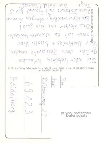 AK / Ansichtskarte Graal Mueritz_Ostseebad Fliegeraufnahme Graal Mueritz_Ostseebad