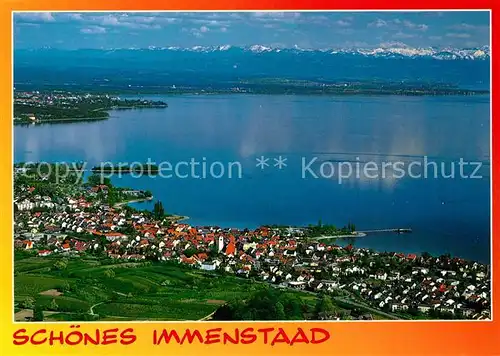 AK / Ansichtskarte Immenstaad_Bodensee Fliegeraufnahme Immenstaad_Bodensee