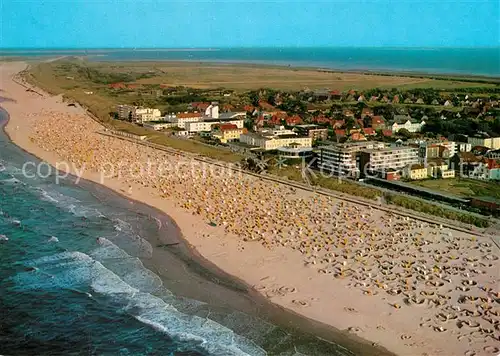 AK / Ansichtskarte Wangerooge_Nordseebad Fliegeraufnahme Wangerooge_Nordseebad