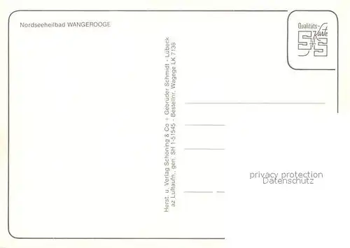 AK / Ansichtskarte Wangerooge_Nordseebad Fliegeraufnahme Wangerooge_Nordseebad