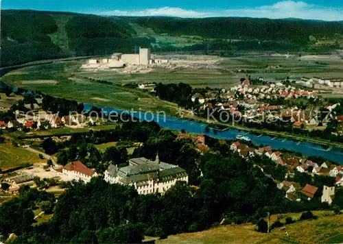 AK / Ansichtskarte Beverungen Herstelle Wuergassen Fliegeraufnahme Beverungen