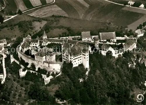 AK / Ansichtskarte Harburg_Schwaben Schloss Harburg Fliegeraufnahme Harburg Schwaben