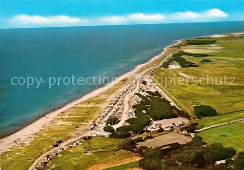 AK / Ansichtskarte Fehmarn Fluegger Strand Fliegeraufnahme Fehmarn