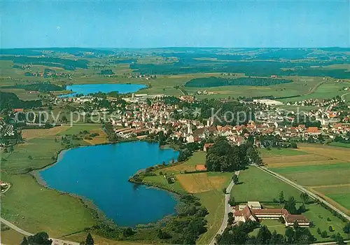 AK / Ansichtskarte Kisslegg Fliegeraufnahme mit Haus Loretto Kisslegg