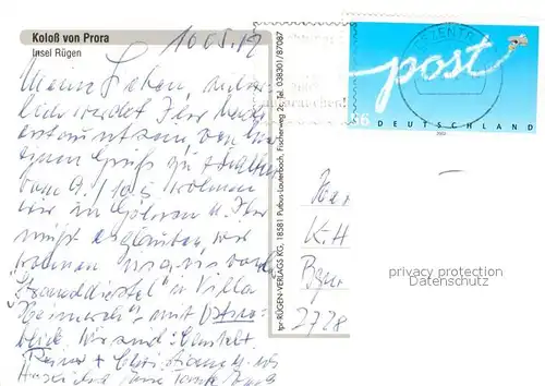 AK / Ansichtskarte Ruegen Koloss von Prora Fliegeraufnahme Ruegen