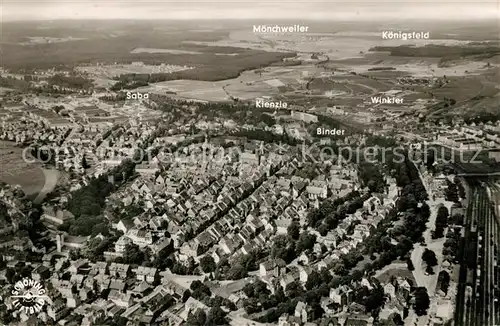 AK / Ansichtskarte Villingen Schwenningen Fliegeraufnahme Villingen Schwenningen
