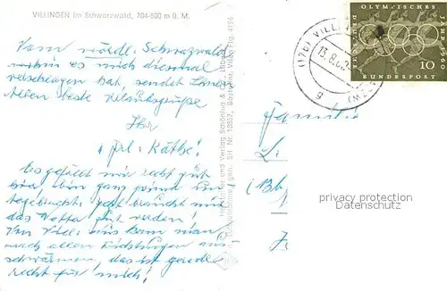 AK / Ansichtskarte Villingen Schwenningen Fliegeraufnahme Villingen Schwenningen