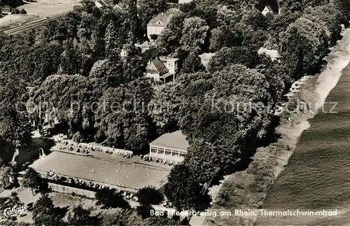 AK / Ansichtskarte Bad_Niederbreisig Fliegeraufnahme Thermalschwimmbad Bad_Niederbreisig