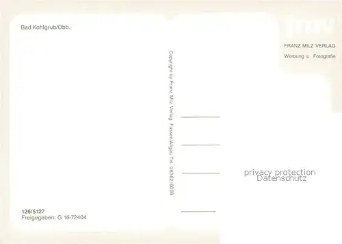 AK / Ansichtskarte Bad_Kohlgrub Fliegeraufnahme Bad_Kohlgrub