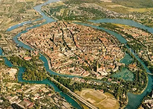 AK / Ansichtskarte Luebeck Fliegeraufnahme Luebeck
