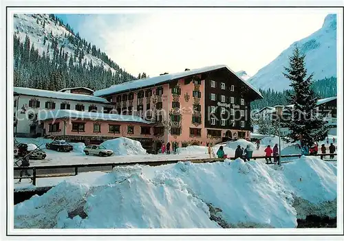AK / Ansichtskarte Lech_Vorarlberg Hotel Post Wintersportplatz Alpen Lech Vorarlberg