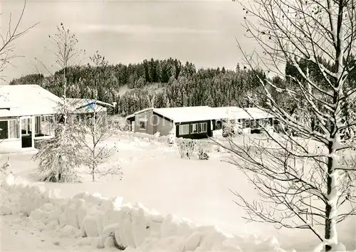 AK / Ansichtskarte Lindenberg_Allgaeu Feriendorf Nadenberg Winterlandschaft Lindenberg Allgaeu