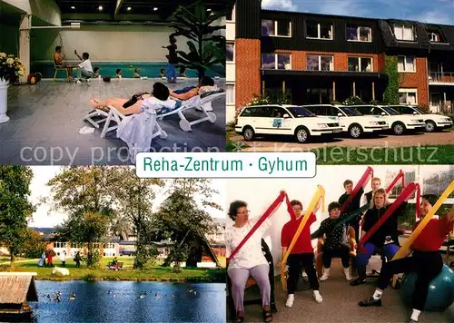 AK / Ansichtskarte Gyhum Reha Zentrum Schwanenteich Gyhum