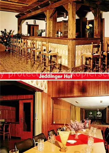 AK / Ansichtskarte Jeddingen Hotel Gasthaus Jeddinger Hof Bar Restaurant Jeddingen