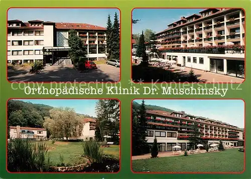 AK / Ansichtskarte Bad_Lauterberg Orthopaedische Klinik Dr Muschinsky Bad_Lauterberg