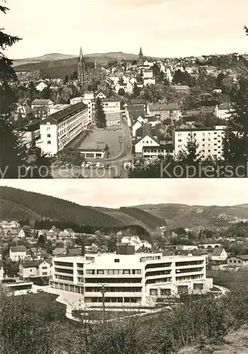 AK / Ansichtskarte Kirchen_Sieg Evang. Altenheim Luftkurort Blick auf Giebelwald Kirchen Sieg