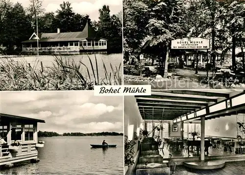 AK / Ansichtskarte Dauenhof Bokel Muehle Seepavillon Gaststaette am See 