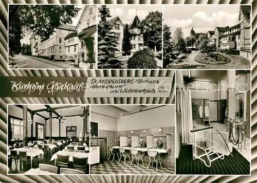 AK / Ansichtskarte St_Andreasberg_Harz Kurheim Glueckauf St_Andreasberg_Harz