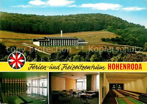 AK / Ansichtskarte Hohenroda_Hessen Ferienheim Freizeitzentrum Hallenbad Kegelbahn Hohenroda Hessen