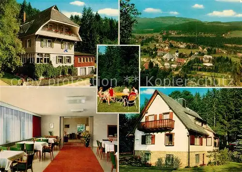 AK / Ansichtskarte Hinterzarten Ev. Muettergenesungsheim Marie von Marschall Haus Panorama Schwarzwald Hinterzarten