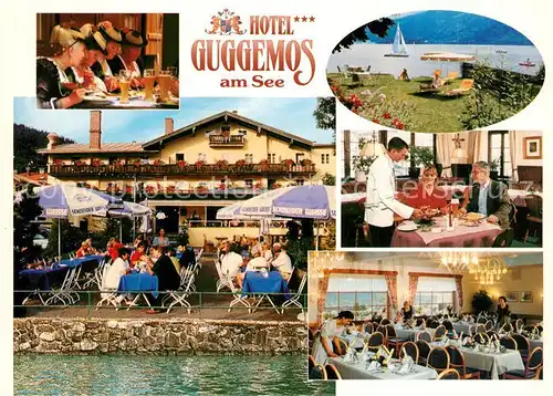 AK / Ansichtskarte Tegernsee Hotel Guggemos am See Restaurant Terrasse Tegernsee