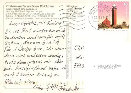 AK / Ansichtskarte Sulz_Neckar Fastenwanderzentrum Birkhalde Schwarzwald Hallenbad Saefe Obstkorb Wandern Sulz Neckar