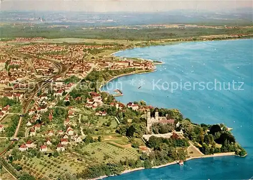 AK / Ansichtskarte Friedrichshafen_Bodensee Fliegeraufnahme Friedrichshafen Bodensee