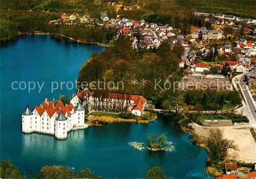 AK / Ansichtskarte Gluecksburg_Ostseebad Schloss Fliegeraufnahme Gluecksburg_Ostseebad