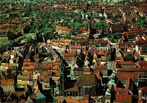 AK / Ansichtskarte Nuernberg Blick ueber die Stadt Fliegeraufnahme Nuernberg