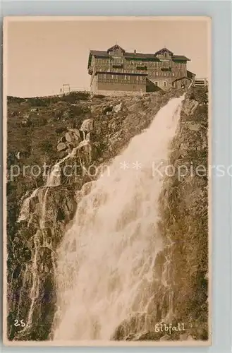 AK / Ansichtskarte Schlesien Spindelmuehle Elbfall Schlesien