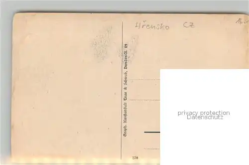 AK / Ansichtskarte Boehmische_Schweiz Herrnskretschen Boehmische Schweiz