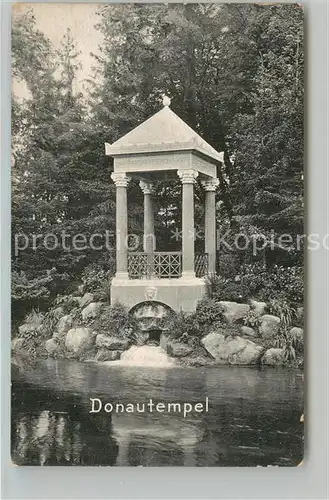 AK / Ansichtskarte Donaueschingen Donautempel Donauquelle Donaueschingen