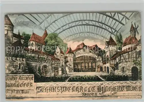 AK / Ansichtskarte Hohentwiel Schauspielhalle Hohentwiel