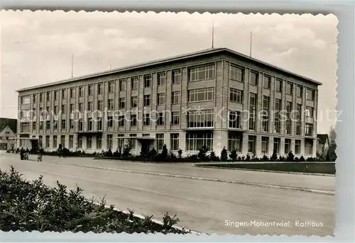 AK / Ansichtskarte Singen_Hohentwiel Rathaus Singen Hohentwiel