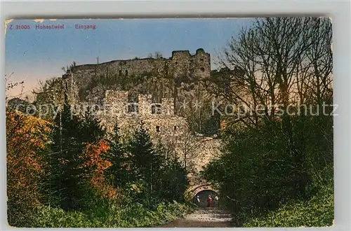AK / Ansichtskarte Hohentwiel Festungseingang Hohentwiel