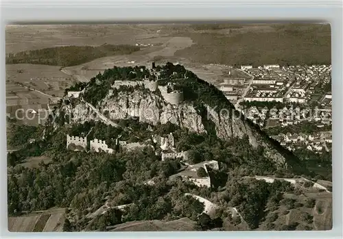 AK / Ansichtskarte Hohentwiel Fliegeraufnahme Festung Hohentwiel