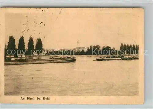 AK / Ansichtskarte Kehl_Rhein Rheinpartie Kehl_Rhein