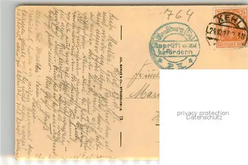 AK / Ansichtskarte Kehl_Rhein Rheinpartie Kehl_Rhein