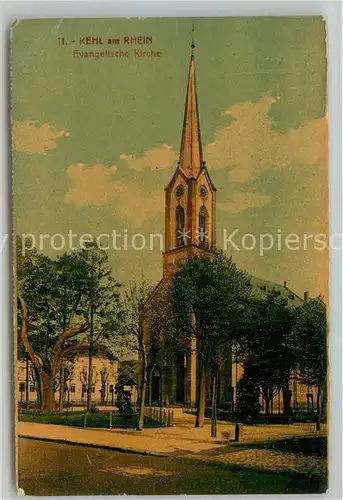 AK / Ansichtskarte Kehl_Rhein Kirche Kehl_Rhein