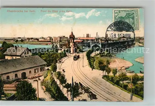 AK / Ansichtskarte Kehl_Rhein Rheinbruecke  Kehl_Rhein