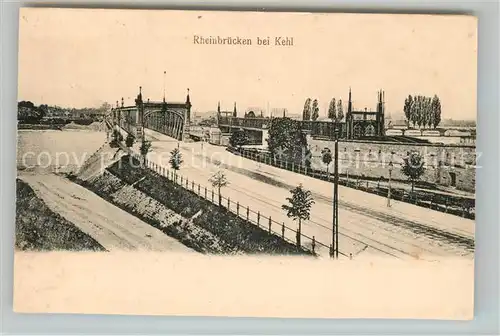 AK / Ansichtskarte Kehl_Rhein Rheinbruecken Kehl_Rhein
