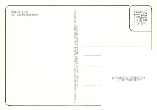 AK / Ansichtskarte Moelln_Lauenburg Fliegeraufnahme Moelln_Lauenburg