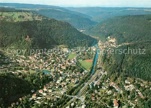 AK / Ansichtskarte Bad_Liebenzell im Nagoldtal Fliegeraufnahme Bad_Liebenzell