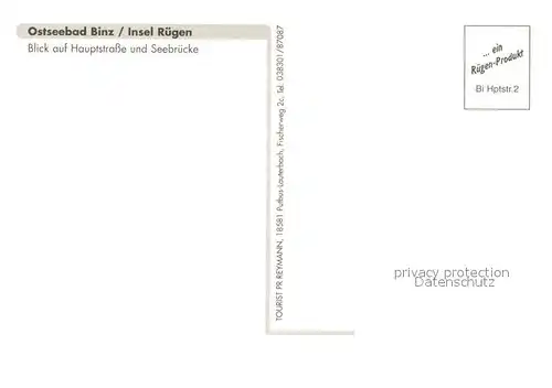 AK / Ansichtskarte Binz_Ruegen Fliegeraufnahme Binz_Ruegen