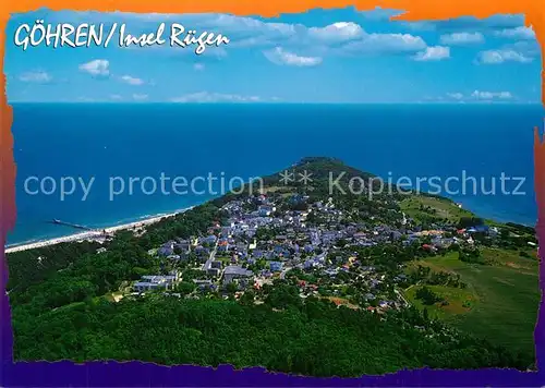 AK / Ansichtskarte Goehren_Ruegen Fliegeraufnahme Goehren Ruegen