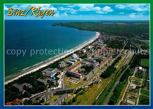 AK / Ansichtskarte Binz_Ruegen Fliegeraufnahme Binz_Ruegen
